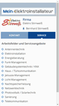 Mobile Screenshot of elektro-stirnweiss.mein-elektroinstallateur.de
