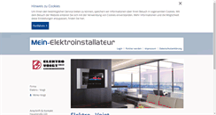 Desktop Screenshot of elektro-voigt.mein-elektroinstallateur.de