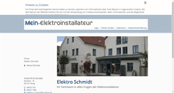 Desktop Screenshot of elektro-schmidt-titting.mein-elektroinstallateur.de