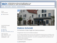 Tablet Screenshot of elektro-schmidt-titting.mein-elektroinstallateur.de